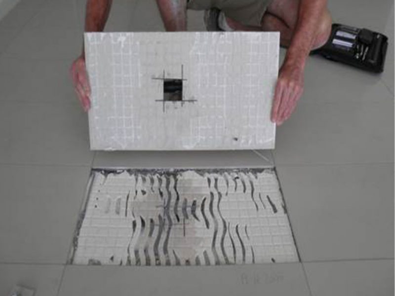 Loose Floor Tile Repair Tile Repair Made Easy TRIM